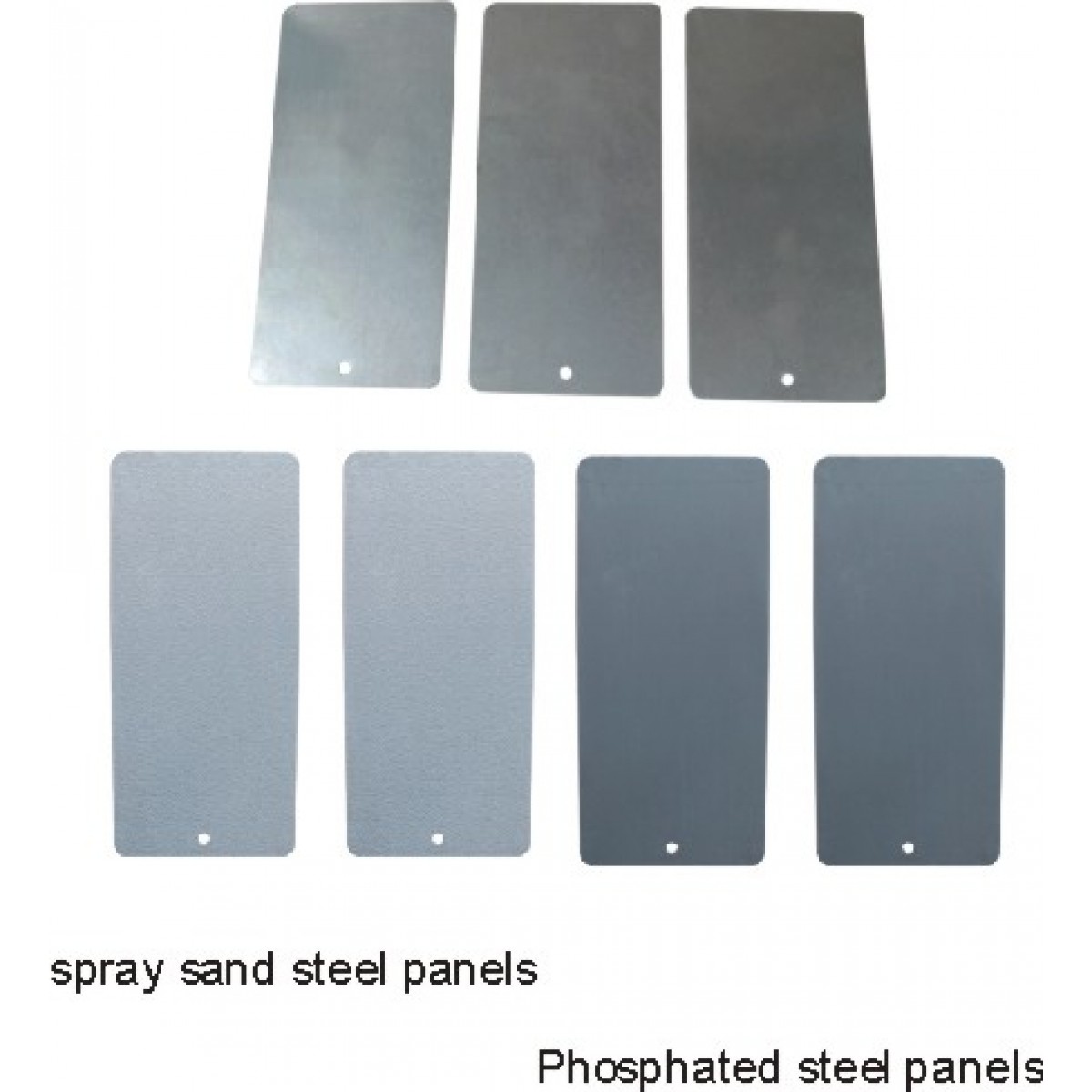 Metal Sprayout Panels Test Panels Opacity/Spread Rate Charts